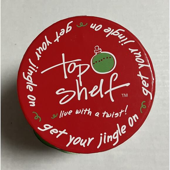 Top Shelf Handpainted Ornament Naughty is the New Nice Marabou Feather Boa Trim - Picture 5 of 7